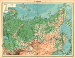 Carte de la Sibérie