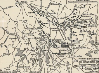Carte de la bataille d