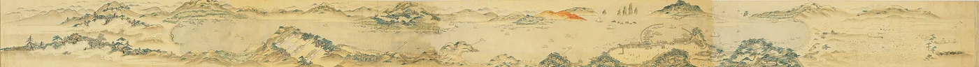 Carte du Choryang Waegwan et de ses environs à Busan pendant la période Joseon