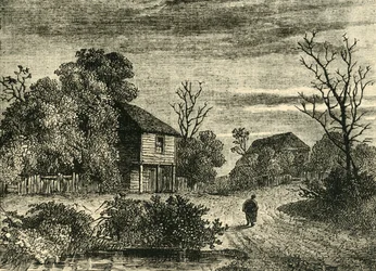 Cottage de Margaret Finch, Norwood en 1808, vers 1878