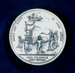 Médaille commémorant la découverte de la vaccination contre la variole en 1796, 1800