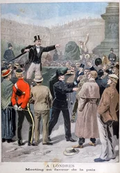 Réunion en faveur de la paix, Londres, 1899