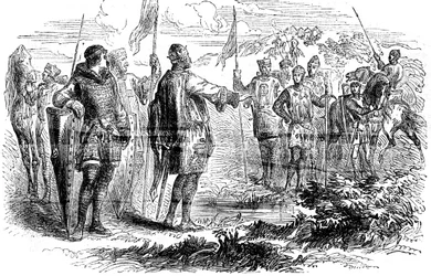 Rencontre de Stephen et du prince Henry à Wallingford, Oxfordshire, 1153