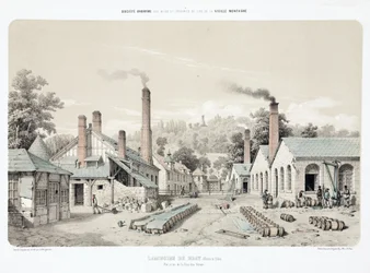 Laminoirs de zinc à Bray, France