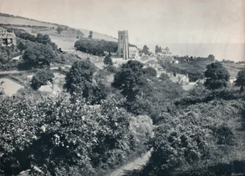 Minehead - Vue du village et de l