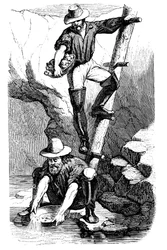 Mineurs cherchant de l