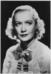 Miriam Hopkins, actrice américaine, 1938