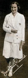 Miss Dorothy Round, championne de Wimbledon, 1934