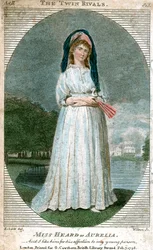 Mlle Heard en Aurélia, 1796