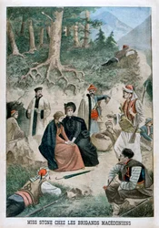 Mlle Stone avec les Macédoniens