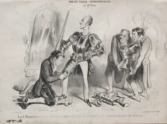 Mœurs anglo-chevaleresques, 1839