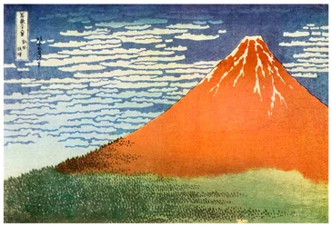 Mont Fuji, Japon, vers 1823 1956