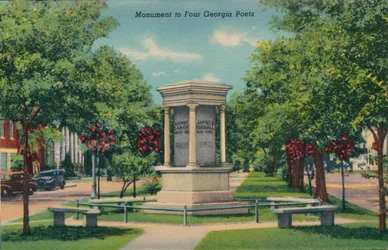 Monument aux quatre poètes de Géorgie, 1943