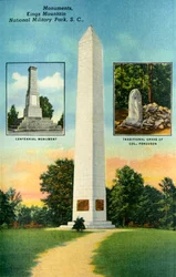 Monuments, parc militaire national de Kings Mountain, S.C., 1942.