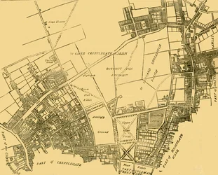 Moorfields et ses environs d