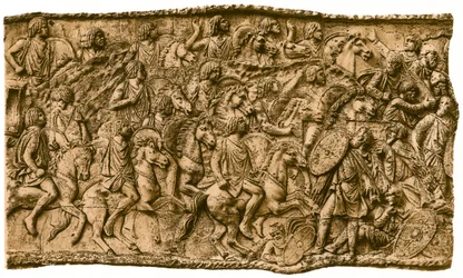 Cavalerie maure sous le commandement de Lusius Quietus combattant les Daces, 1902