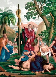 Moïse et le serpent d