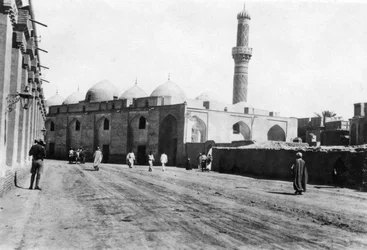 Mosquée sur River Street, Bagdad, Mésopotamie, Première Guerre mondiale, 1918