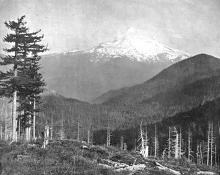 Mont Hood, Oregon, États-Unis, vers 1900