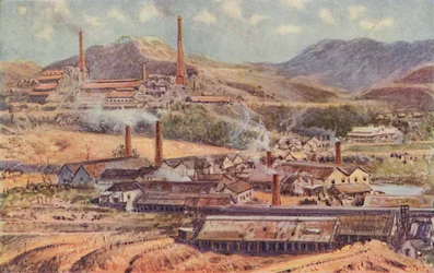 Mines du mont Morgan, Queensland, 1923