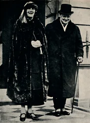 M. et Mme Churchill au début des années vingt