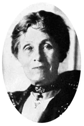 Mme Emmeline Pankhurst, suffragette anglaise, début du 20e siècle