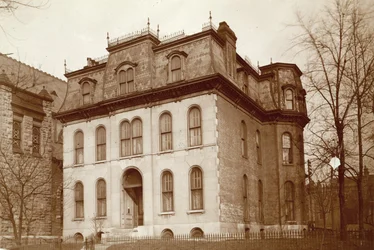 Résidence de Mme Fred Paramore (née Nellie Haseltine). Côté nord de Pine Street, à l