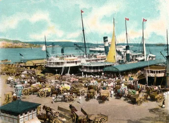 Port de Muelle de Luz avec ferries, La Havane, Cuba