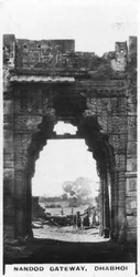 Porte de Nandod, Dhabhoi, Inde, vers 1925