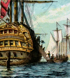 Napoléon sur le Bellerophon, 1815