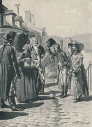 Napoléon en route pour la Corse avec sa sœur Elisa, 1894, 1896
