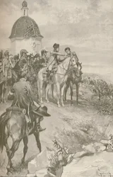 Napoléon et son état-major à Austerlitz, 1896