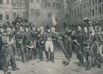Adieux de Napoléon à la Garde Impériale à Fontainebleau, 20 avril 1814, 1896