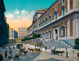 Naples - Musée national, vers 1900