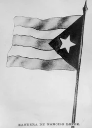Drapeau de Narciso Lopez, années 1850, années 1920
