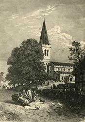 Église de Naseby, 1898