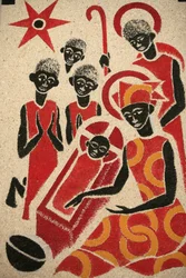 Nativité. Fresque de l