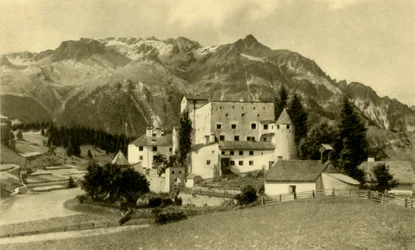 Château de Naudersberg, Nauders, Autriche, vers 1935