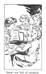 Jamais de manque de compagnie, 1940