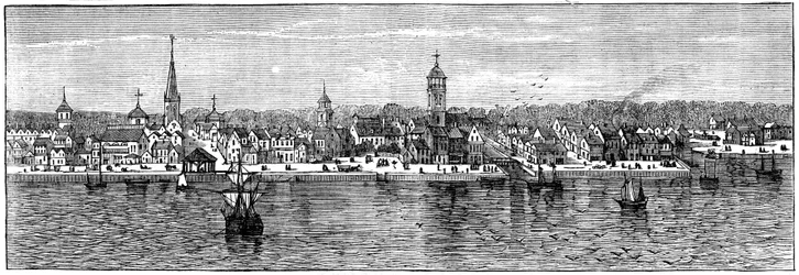New York au Milieu du XVIIIe Siècle