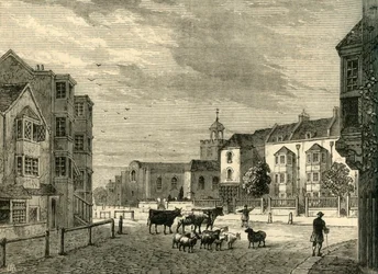 Newington Butts en 1820, vers 1878