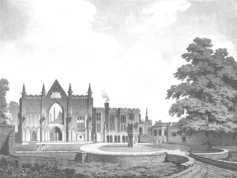 Abbaye de Newstead, Nottinghamshire, 18ème siècle