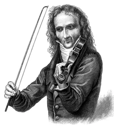 Niccolò Paganini, violoniste, altiste et compositeur italien, 1830s