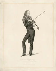 Niccolo Paganini - portrait
