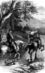 Marche nocturne sur Harpers Ferry, Virginie, vers 1861-1880