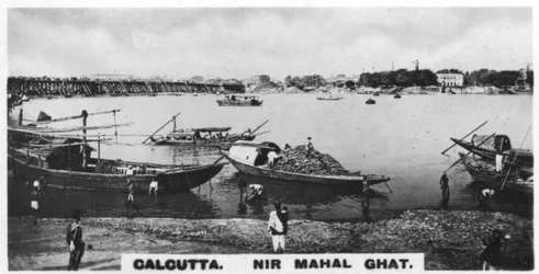 Nir Mahal Ghat, Calcutta, Inde, vers 1925