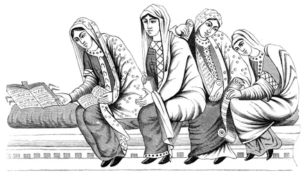 Nobles dames, 9e siècle, 1849