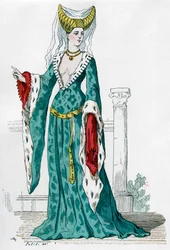 Noble femme du temps de Charles VI de France, 1380 1882-1884
