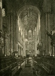 Cathédrale de Norwich. Le Chœur, regardant vers l