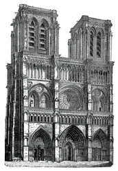 Notre-Dame, Paris, 1870